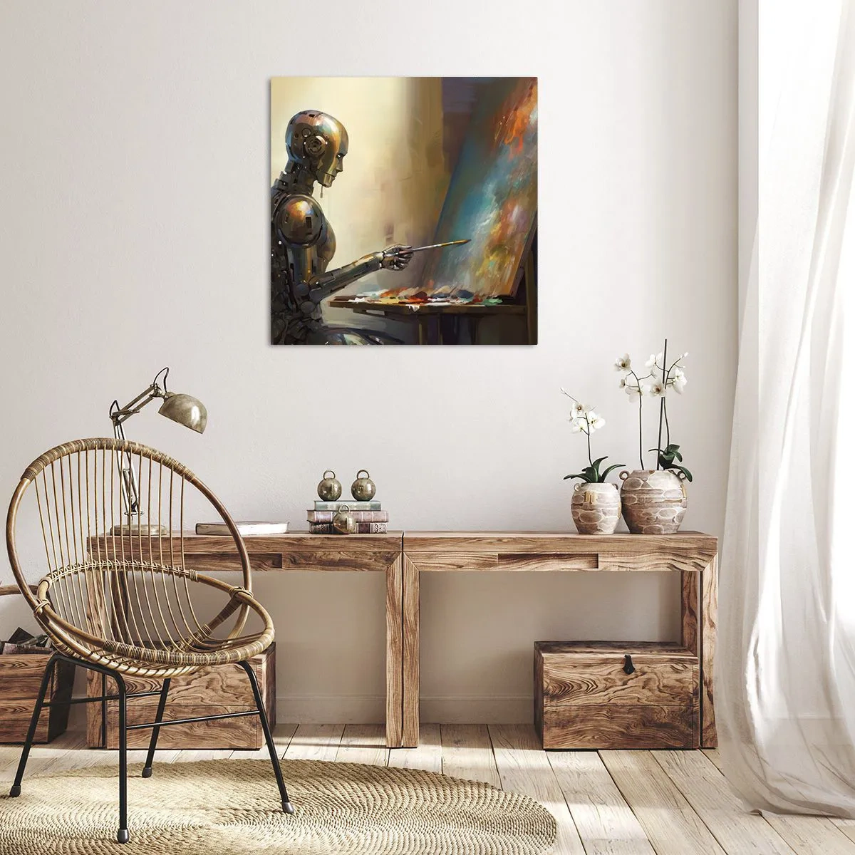 Tablou pe pânză - Arta viitorului - 40x40 cm