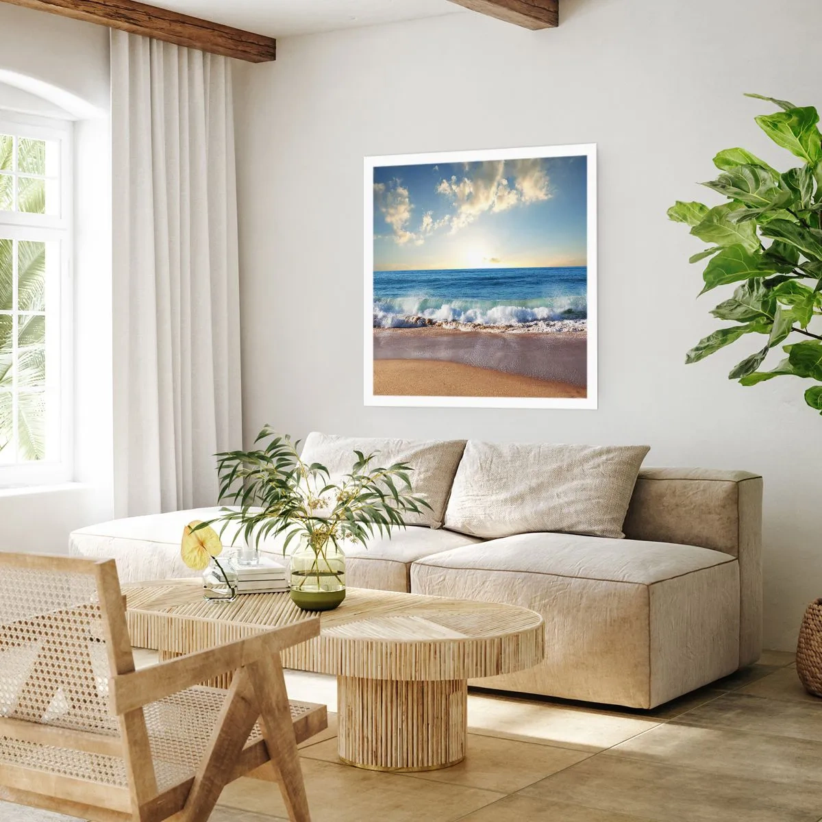 Poster - Mișcare și liniște în același timp - 30x30 cm