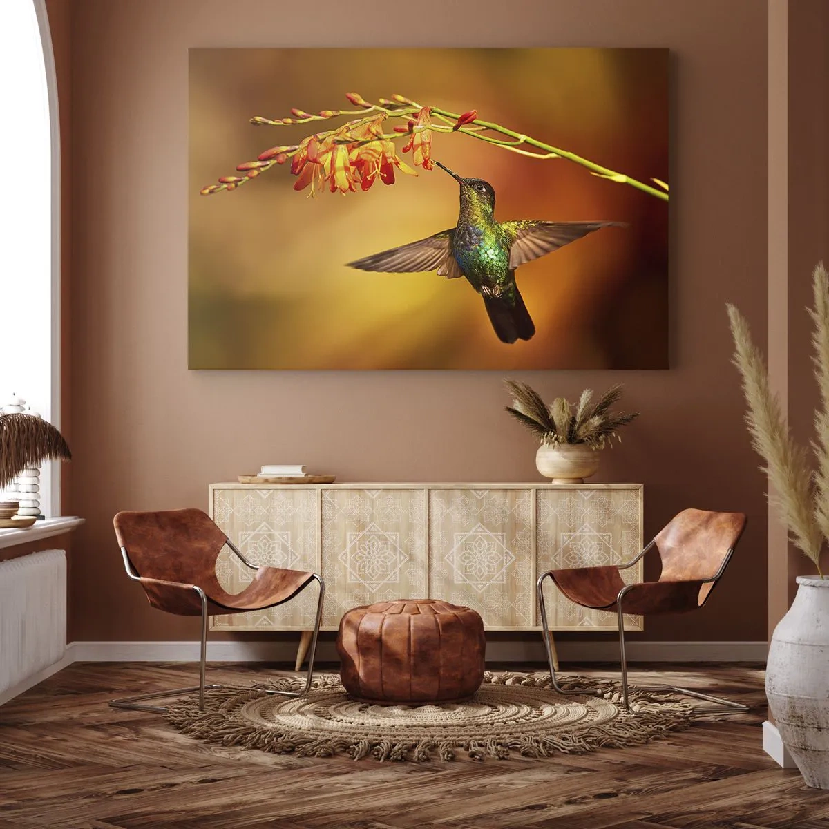 Tablou pe pânză - Mesagerul mayaș al luminii - 120x80 cm