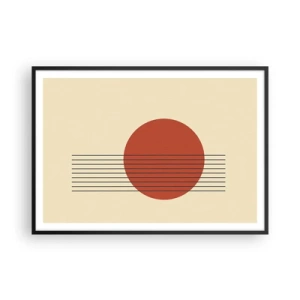 Poster în ramă neagră - În continuare - 100x70 cm