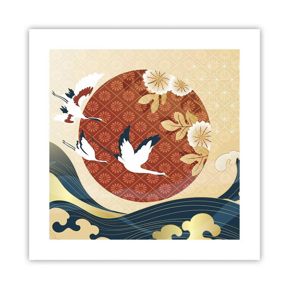 Poster - O fabulă japoneză - 40x40 cm