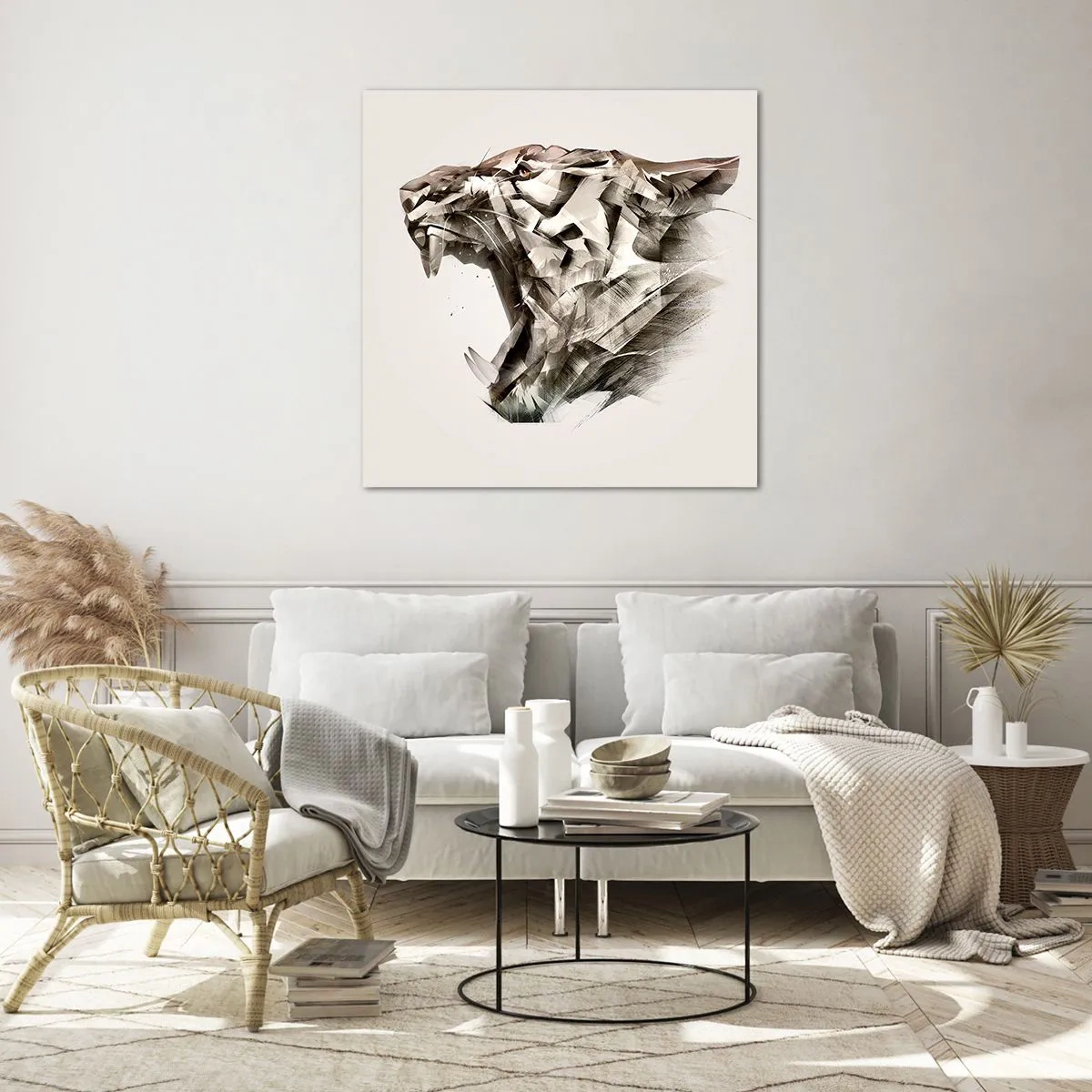 Tablou pe sticlă - Știți deja cine este la conducere - 30x30 cm