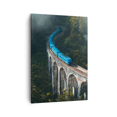Tablou pe pânză - Cu trenul spre natură - 50x70 cm