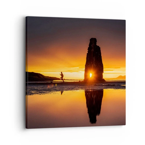 Tablou pe pânză - Doar tu și natura - 30x30 cm