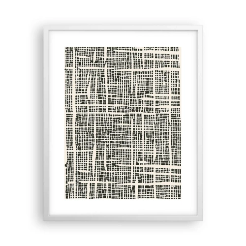 Poster în ramă albă - O compoziție țesută - 40x50 cm