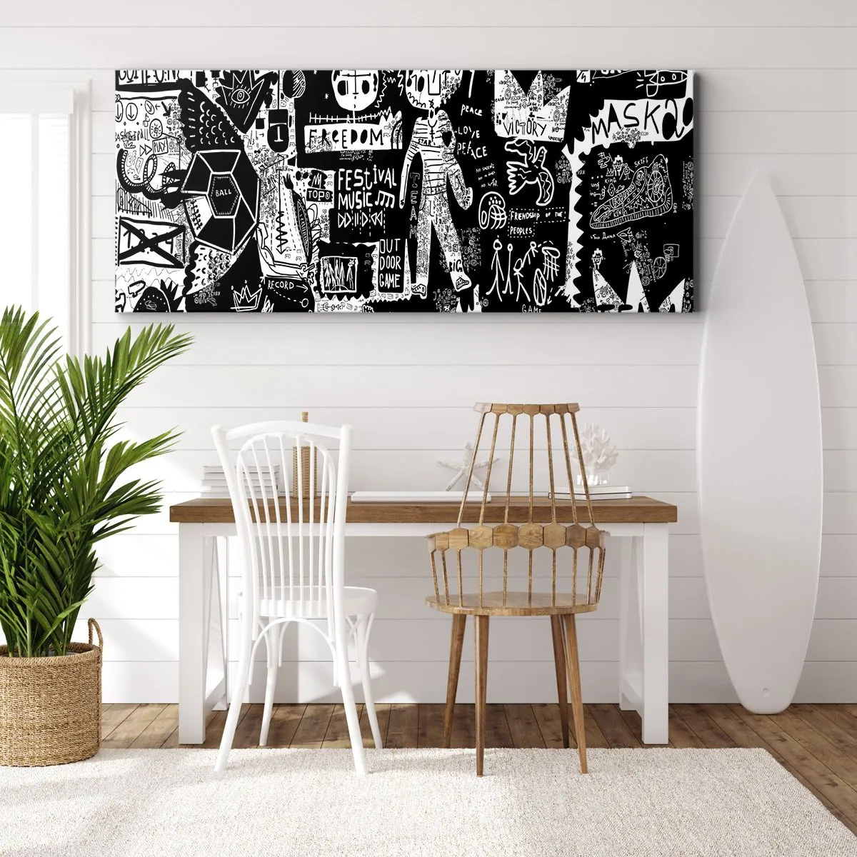Tablou pe pânză - Tinerețea duhovnicească a legii și a bucuriei - 100x40 cm