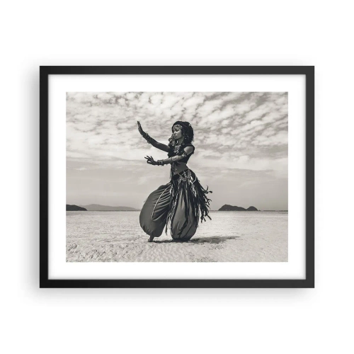 Poster în ramă neagră - Dansul insulelor sudice - 50x40 cm