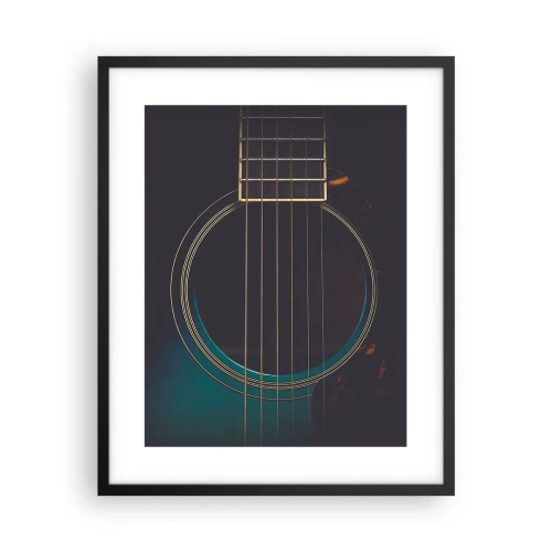 Poster în ramă neagră - O clipă înainte de a suna - 40x50 cm