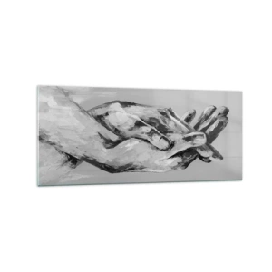 Tablou pe sticlă - Începutul... - 120x50 cm