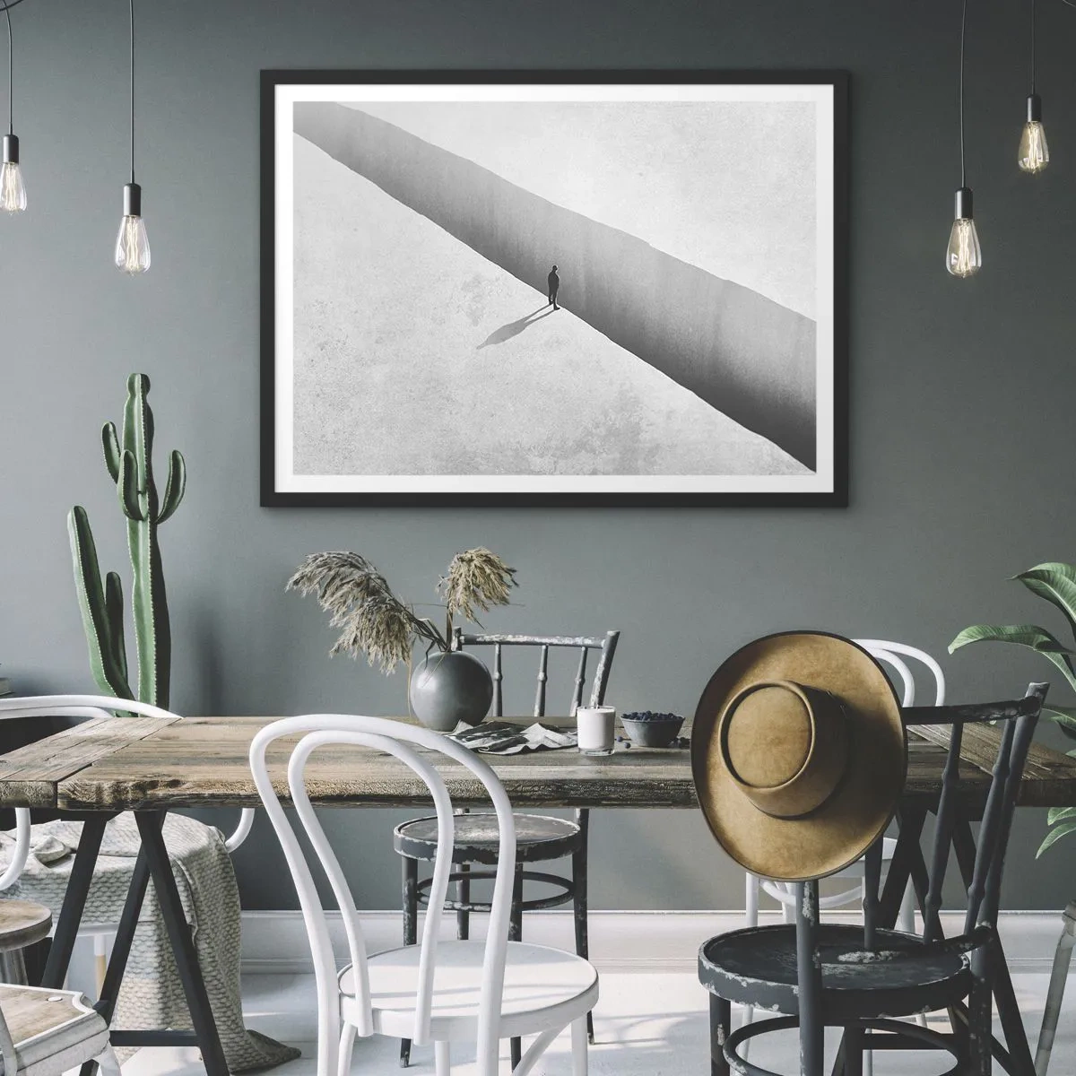 Poster în ramă neagră - Obiectiv clar - 70x50 cm