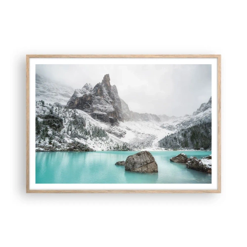 Poster în ramă de stejar deschis - De veghe - 100x70 cm