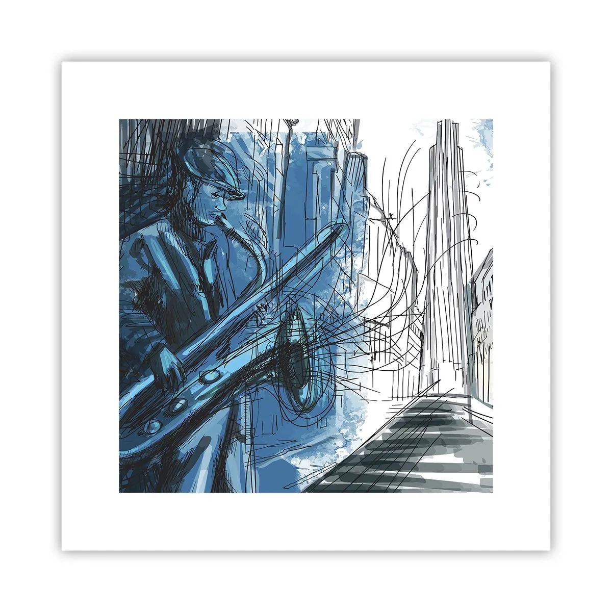 Poster - Rapsodie urbană - 30x30 cm