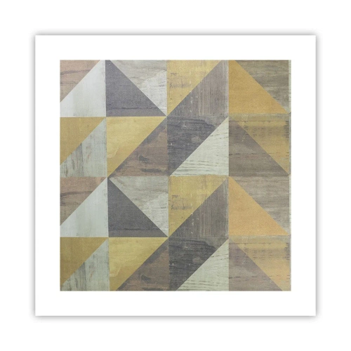 Poster - La unghiul triunghiului - 40x40 cm