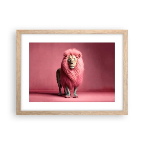 Poster în ramă de stejar deschis - Și nu-ți mai este frică - 40x30 cm