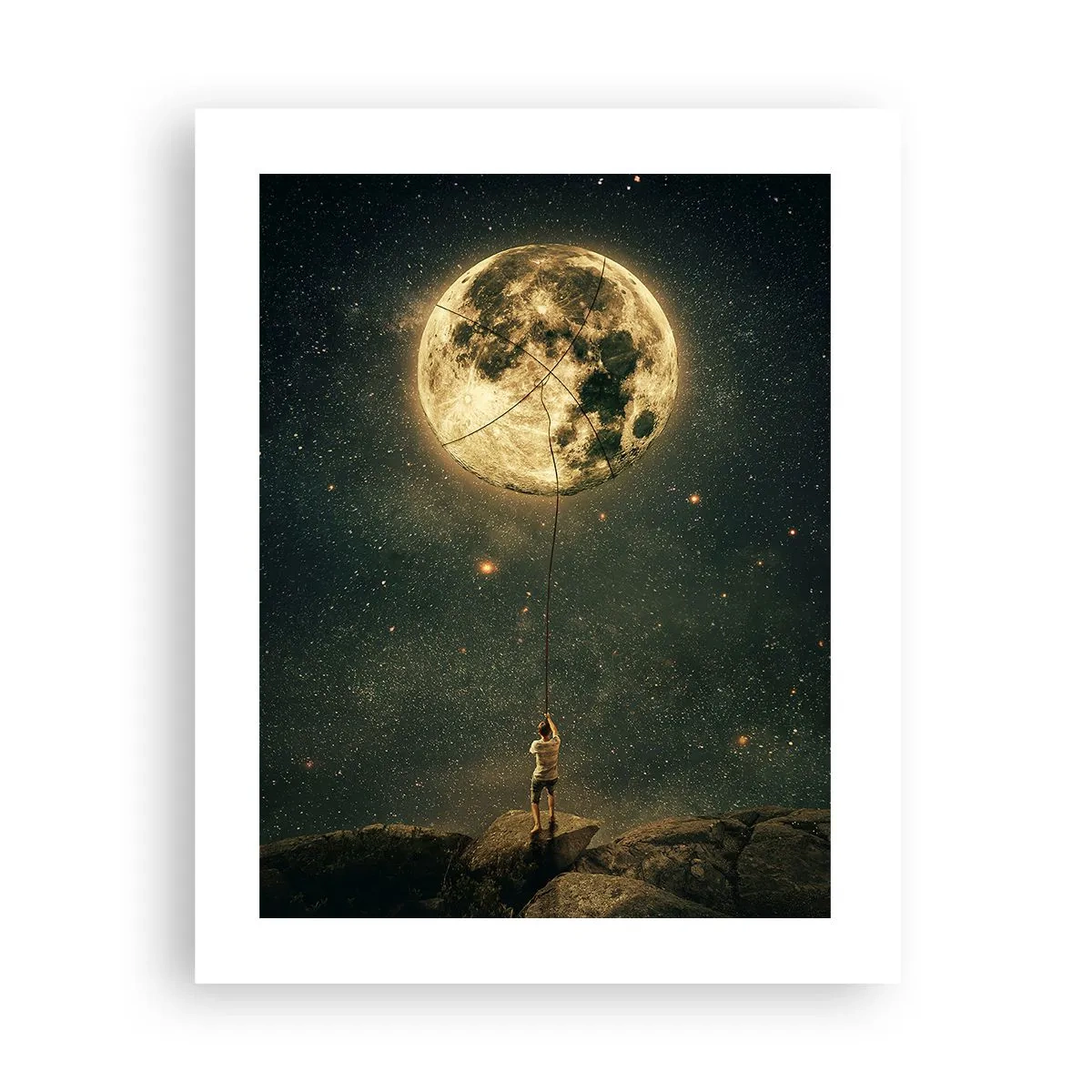 Poster - Cel care a furat Luna - 40x50 cm