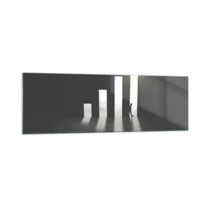 Tablou pe sticlă - Succesul - o impresie - 160x50 cm