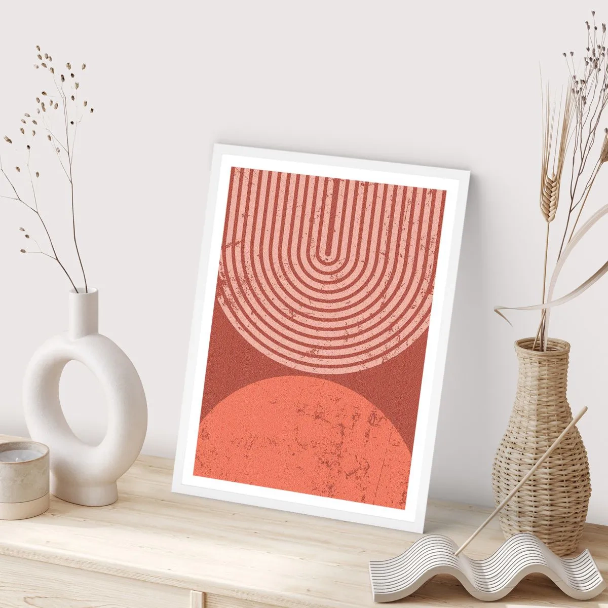 Poster în ramă albă - Relație strânsă - 61x91 cm