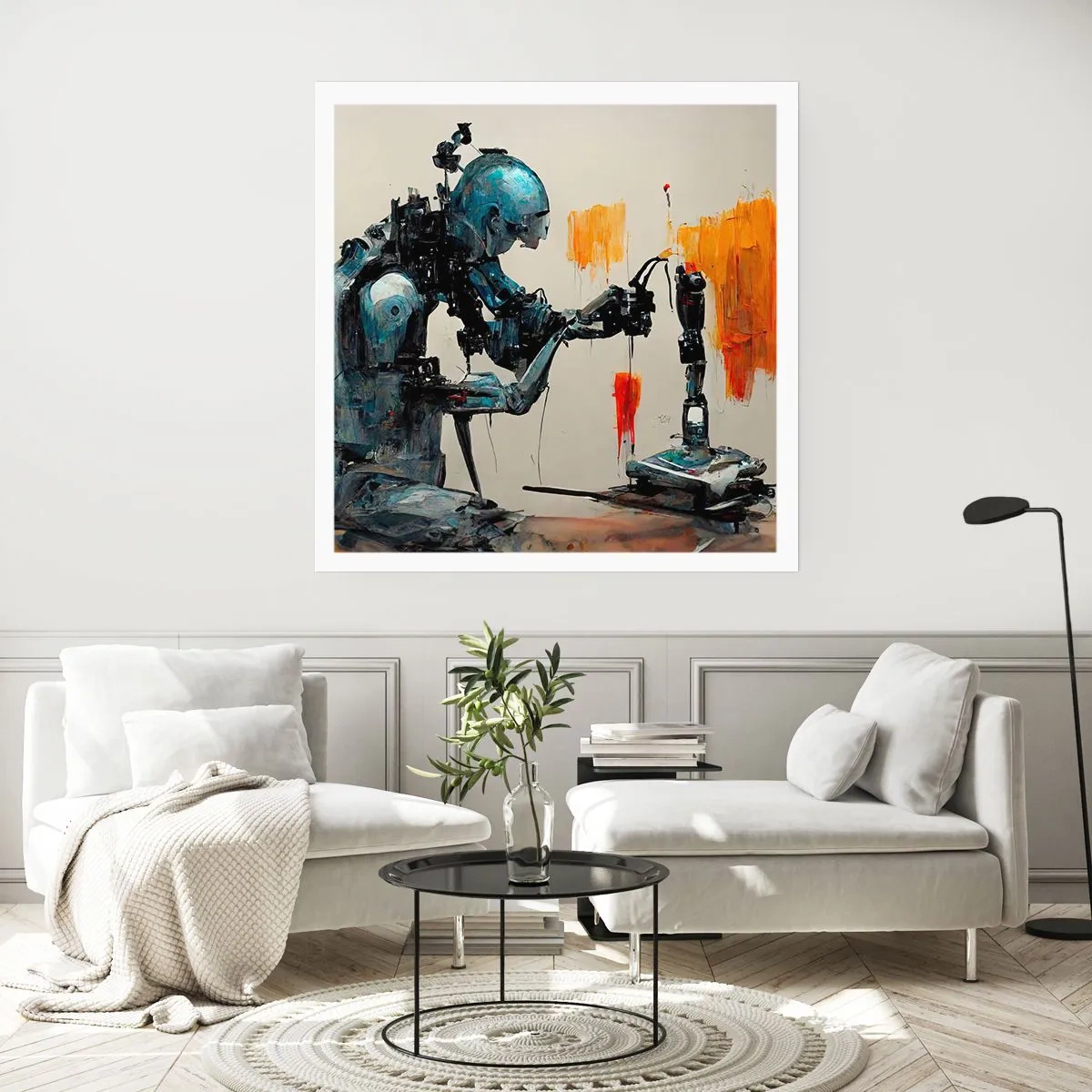 Poster - Vine ziua de mâine..... - 60x60 cm