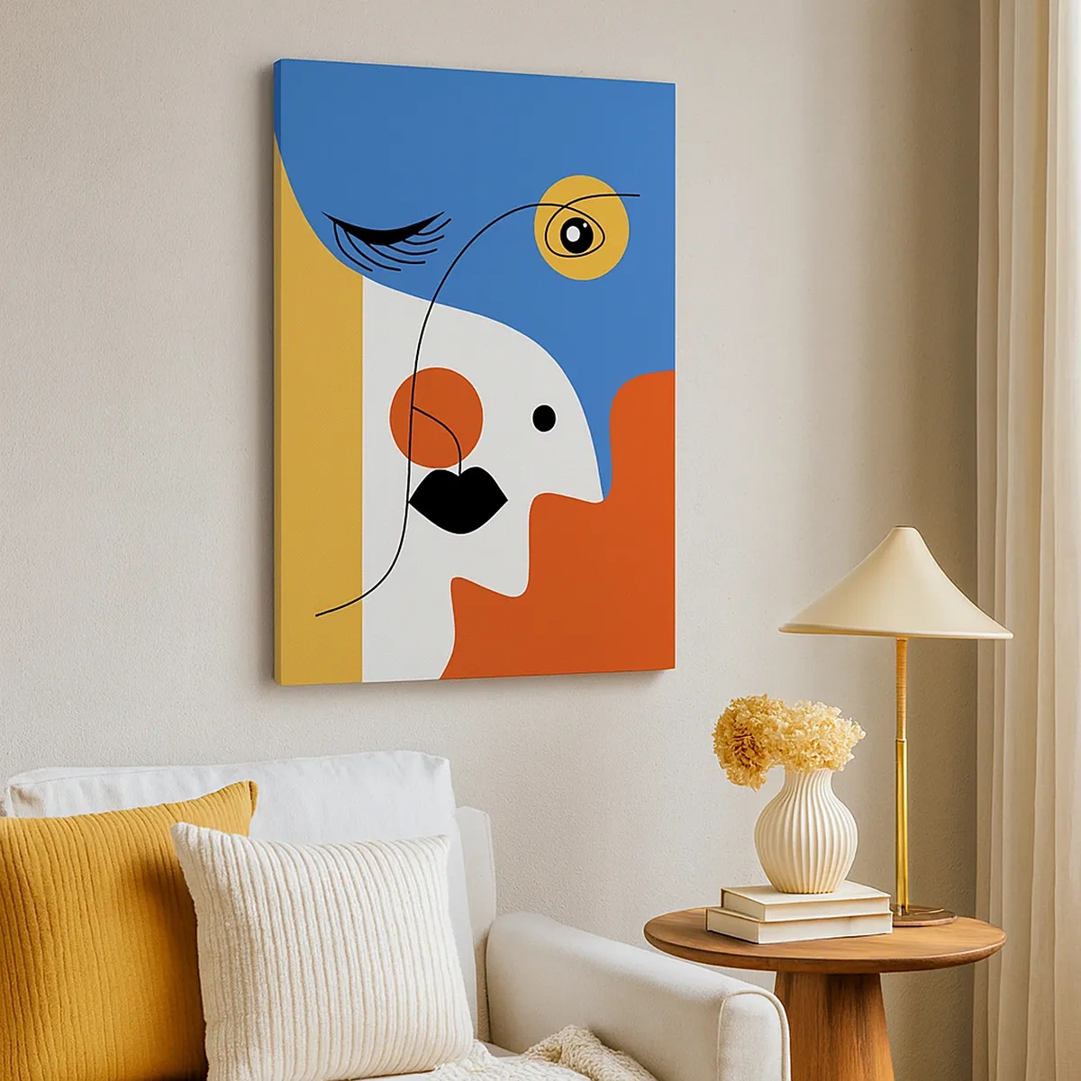 Tablou pe pânză - Portret deconstruit - 50x70 cm