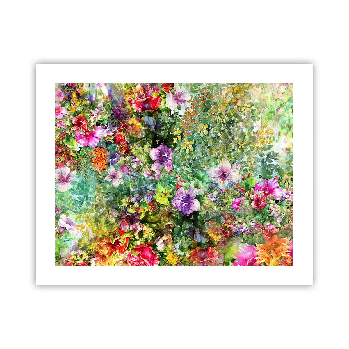 Poster - Să ne pierdem în flori - 50x40 cm