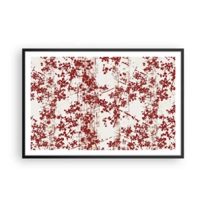 Poster în ramă neagră - Ca un percal vechi - 91x61 cm