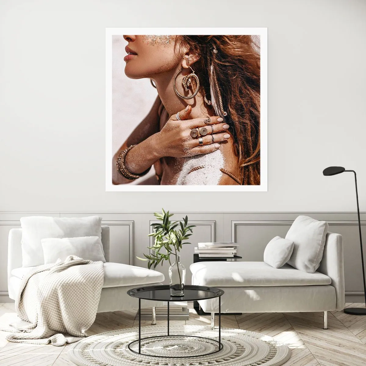 Poster - Regina plajei sălbatice - 30x30 cm