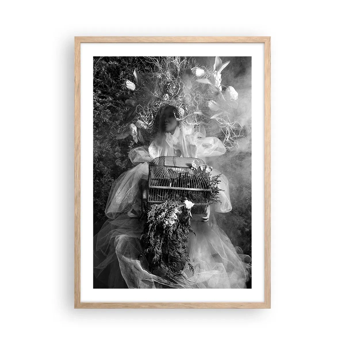 Poster în ramă de stejar deschis - Mama însăși - Natura - 50x70 cm
