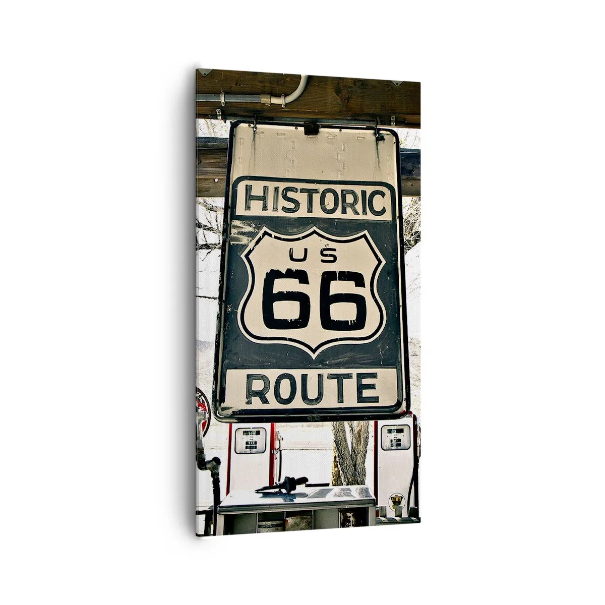 Tablou pe pânză - O călătorie americană retro - 65x120 cm