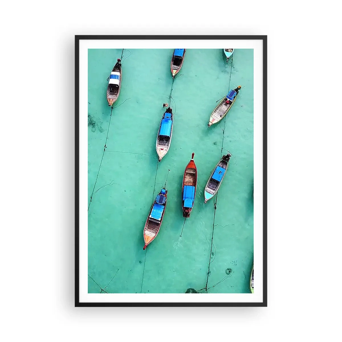 Poster în ramă neagră - În așteptare - 70x100 cm