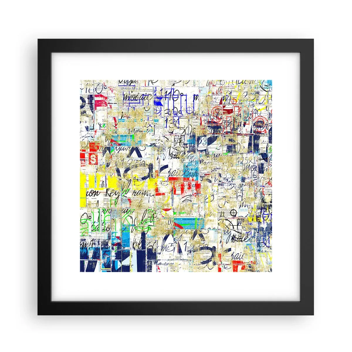 Poster în ramă neagră - Pur și simplu plăcut pentru ochi - 30x30 cm
