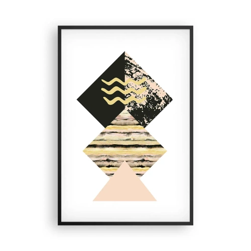 Poster în ramă neagră - Aparent simplu - 61x91 cm