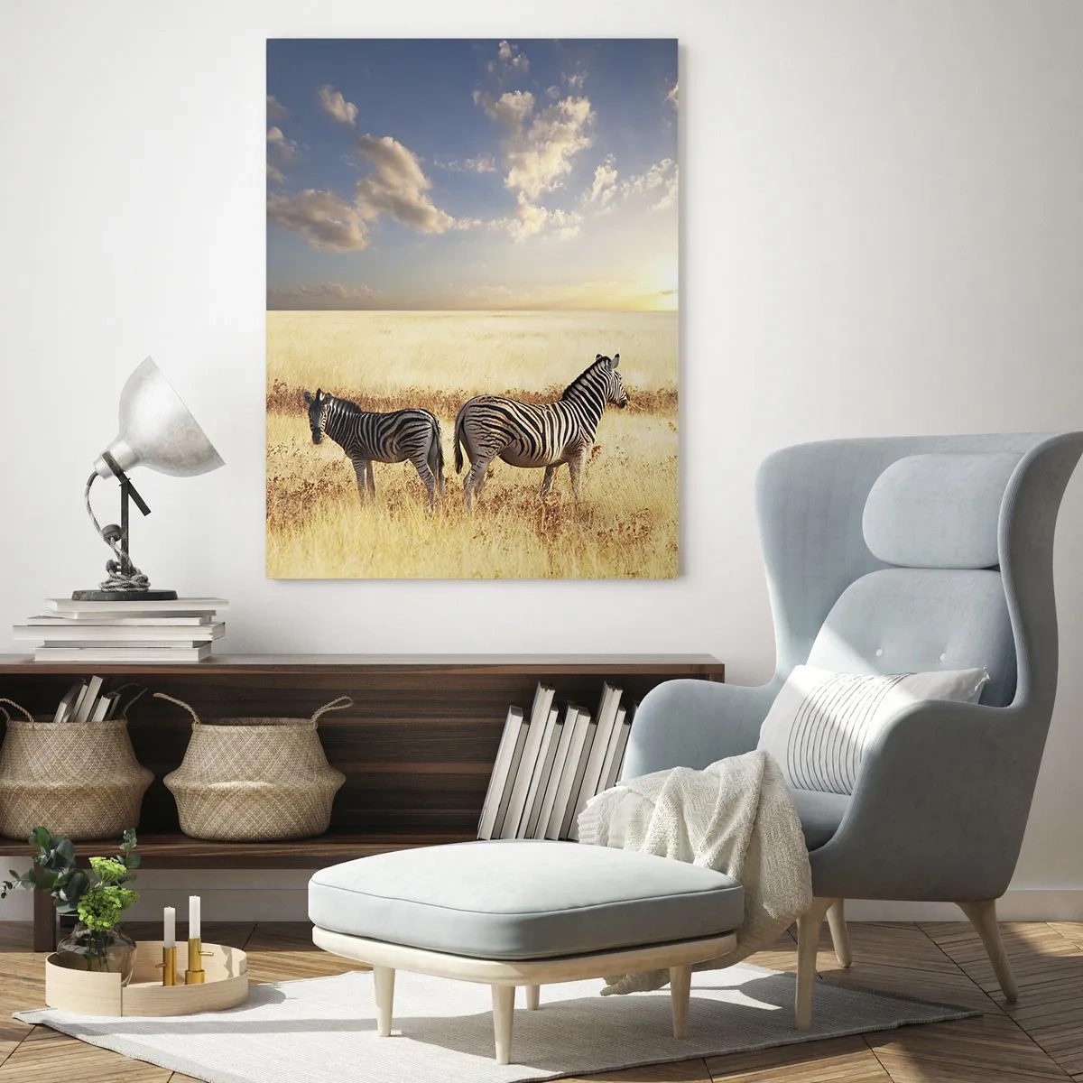 Tablou pe sticlă - Plecați, nu tulburați liniștea - 50x70 cm