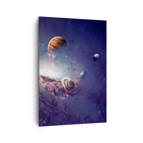 Tablou pe pânză - Sistemul de dans solar - 70x100 cm