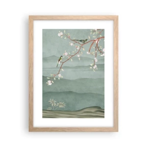 Poster în ramă de stejar deschis - Primăvara, ah, tu ești - 30x40 cm