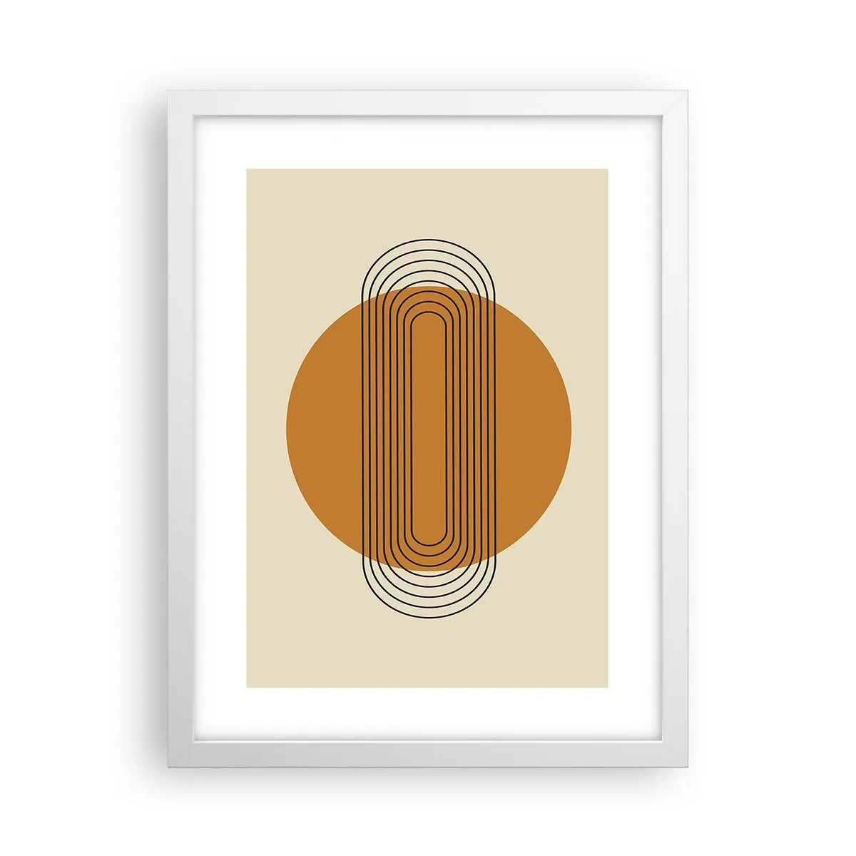 Poster în ramă albă - Planul perfect - 30x40 cm