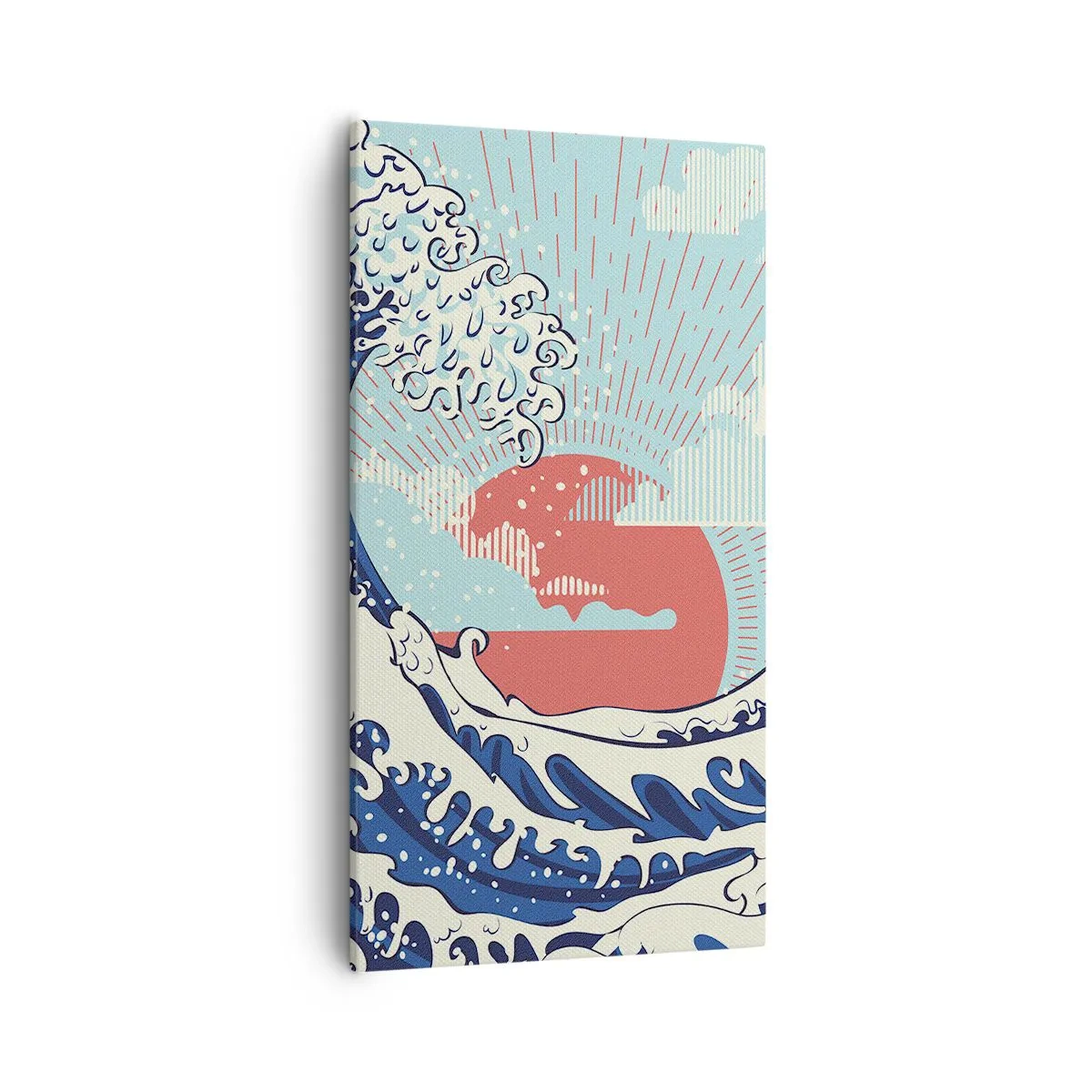 Tablou pe pânză - Din inspirații japoneze - 55x100 cm