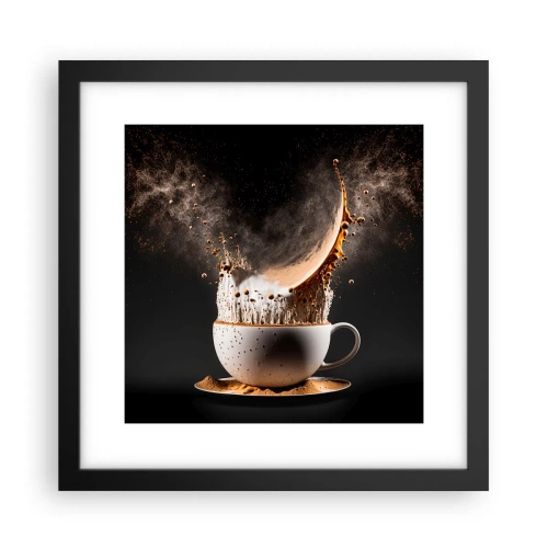 Poster în ramă neagră - O explozie de arome - 30x30 cm