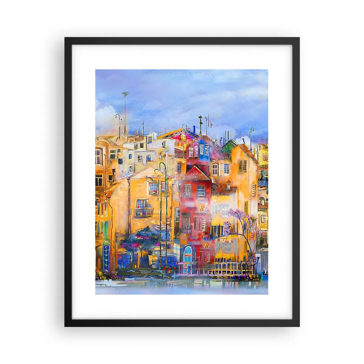 Poster în ramă neagră - Suntem împreună - 40x50 cm