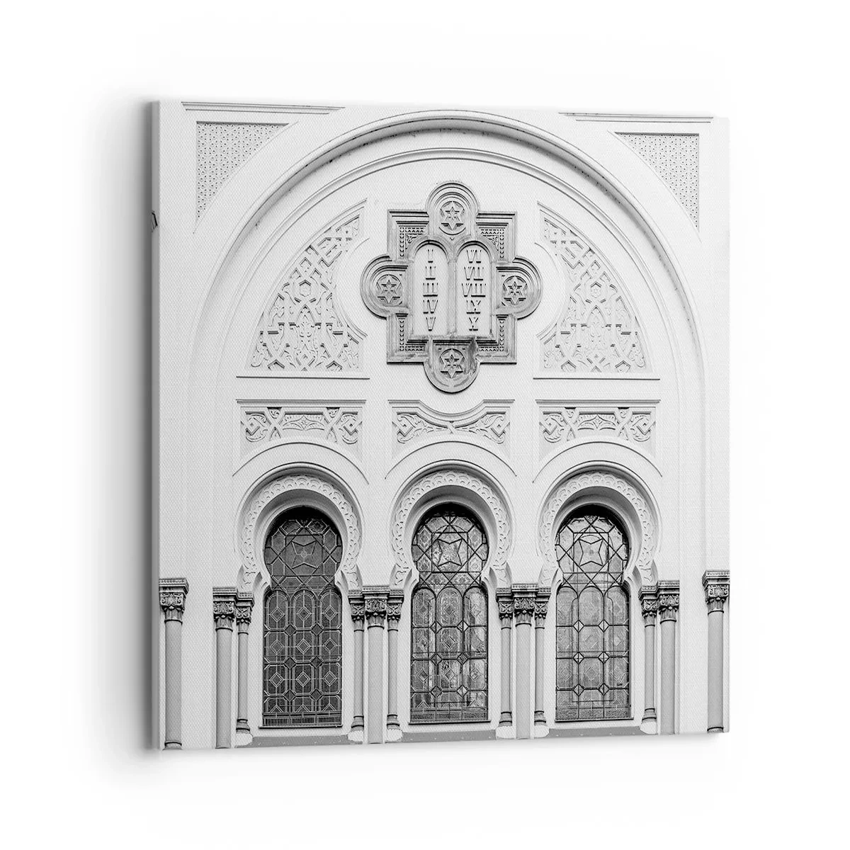 Tablou pe pânză - La granița dintre culturi - 70x70 cm