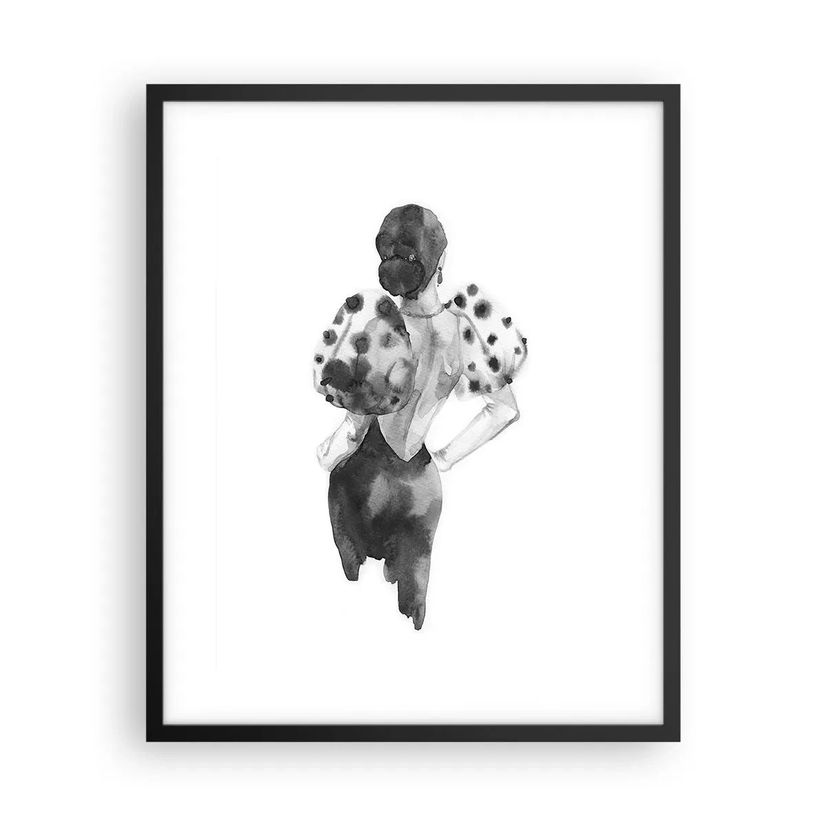 Poster în ramă neagră - A trecut chiar pe lângă noi - 40x50 cm