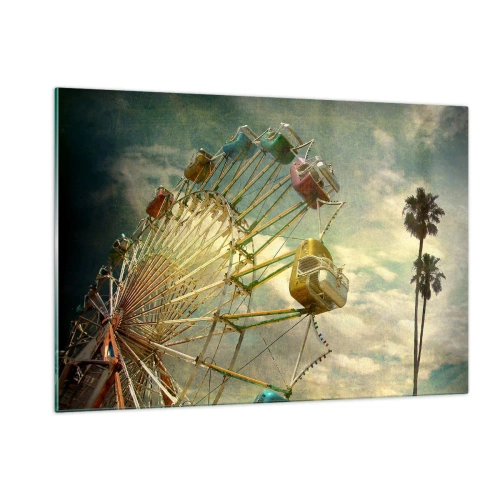 Tablou pe sticlă - Hai la distracție… - 120x80 cm