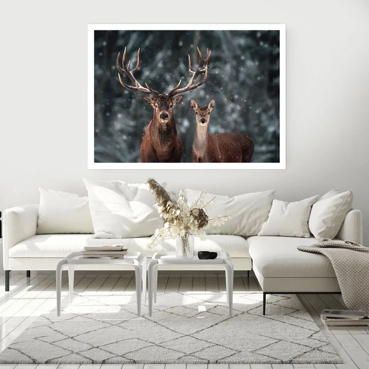 Poster - Stăpânul pădurii și soția sa - 50x40 cm