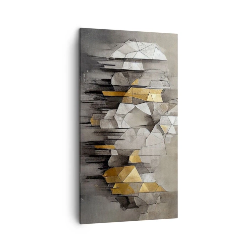 Tablou pe pânză - Compoziție de gheață și lumină - 45x80 cm