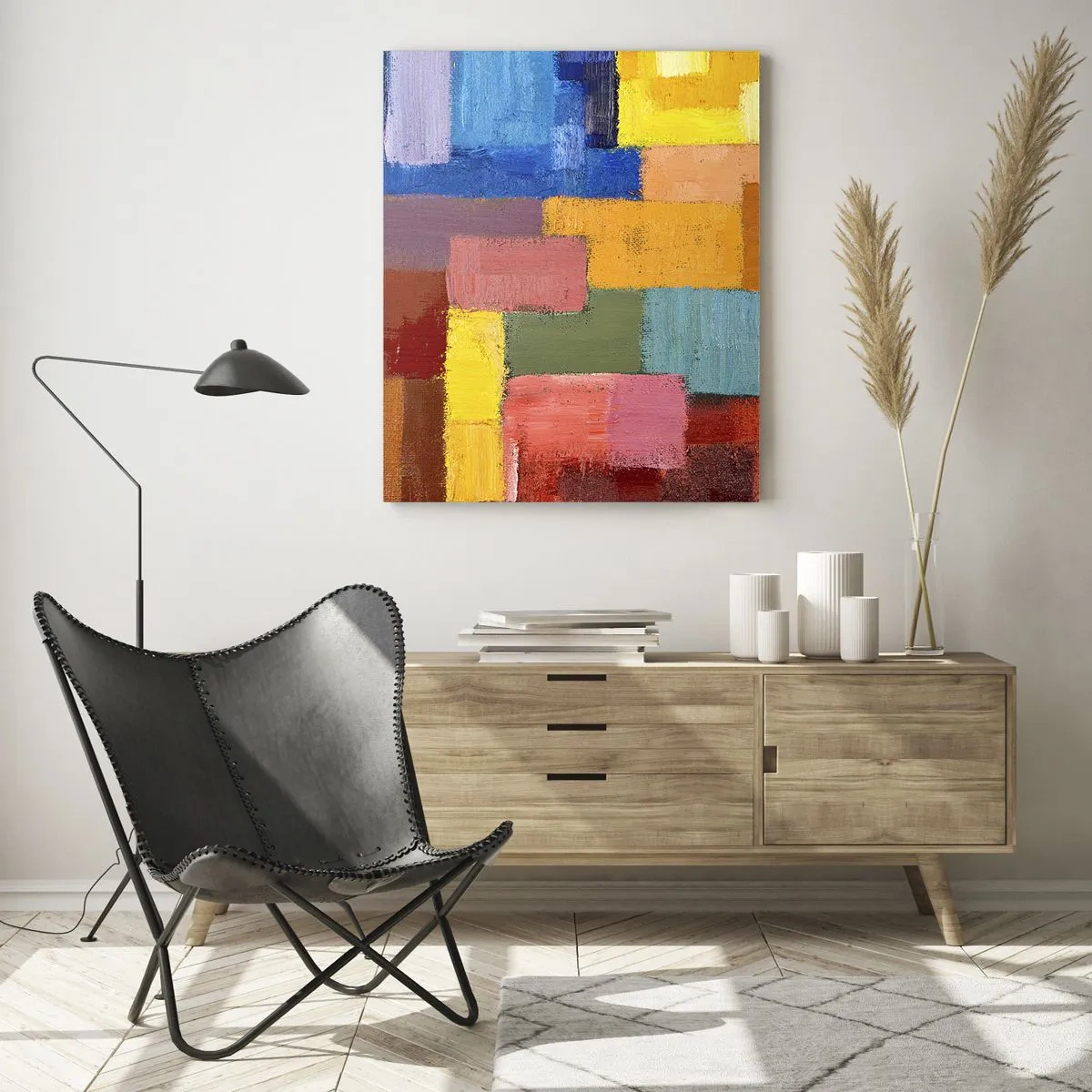 Tablou pe sticlă - Fiecare diferită, toate colorate - 50x70 cm