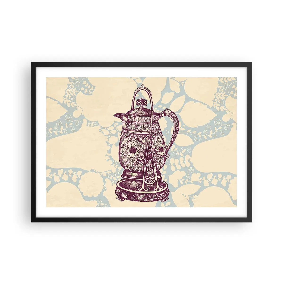 Poster în ramă neagră - Frumusețea vieții de zi cu zi - 70x50 cm