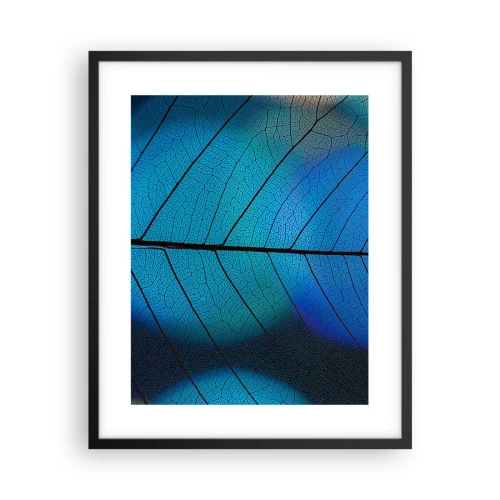 Poster în ramă neagră - Construcție de finețe - 40x50 cm