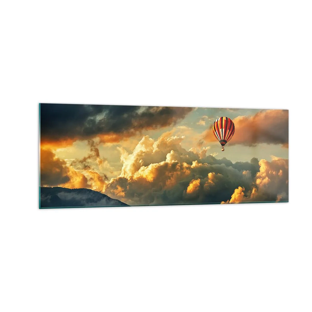 Tablou pe sticlă - Zbor pentru că vreau - 140x50 cm