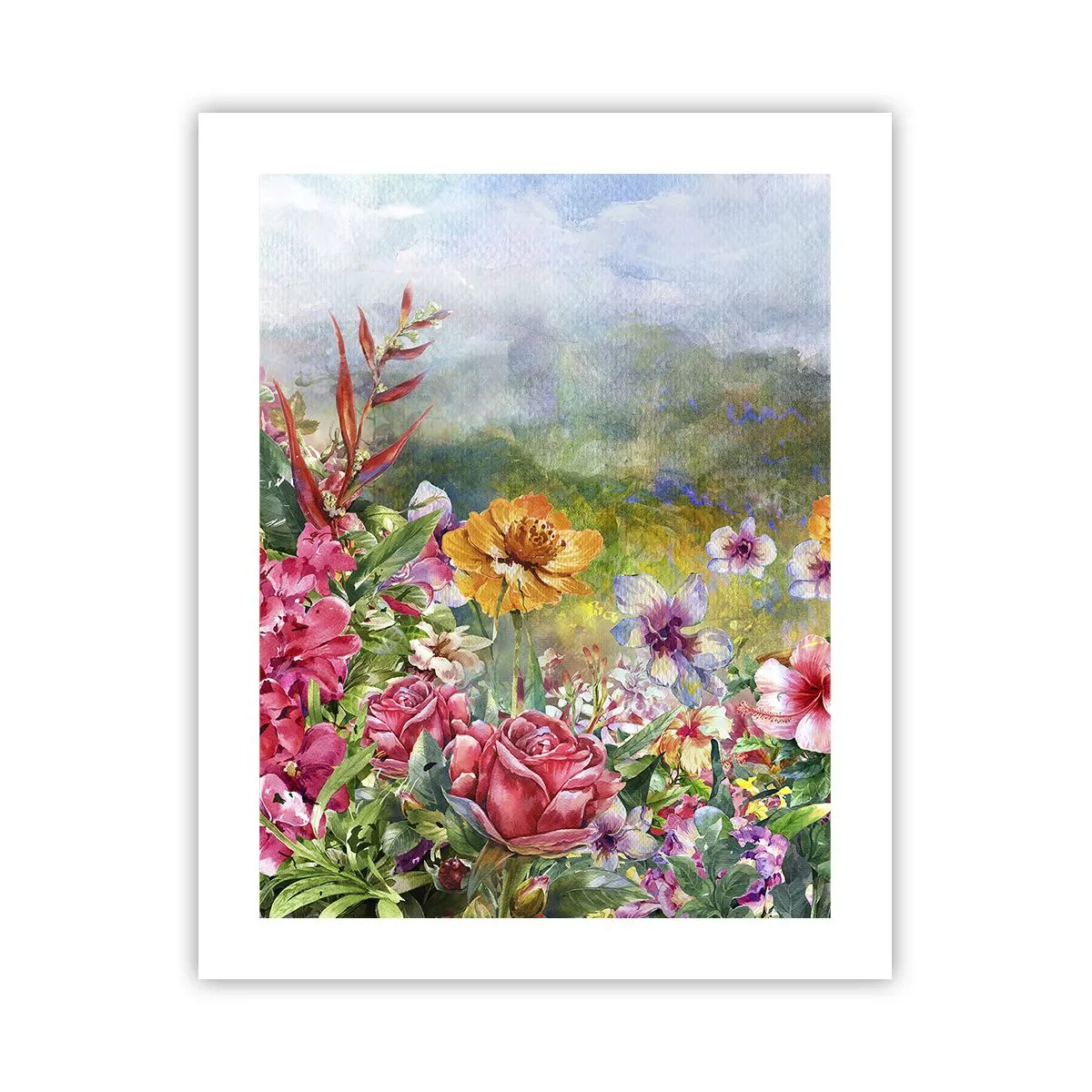 Poster - O grădină înnebunită - 40x50 cm