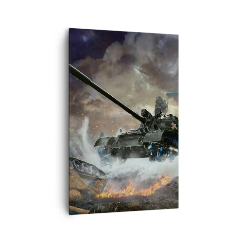 Tablou pe pânză - Bătălia este teribilă și frumoasă - 80x120 cm