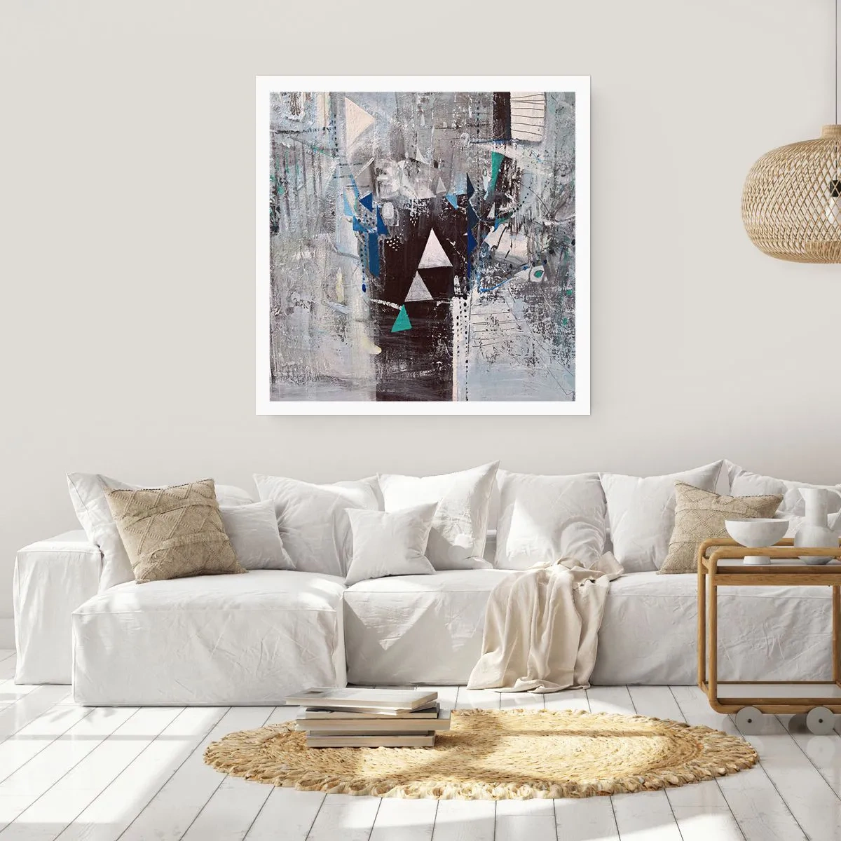 Poster - Ordinea superioară a triunghiurilor - 40x40 cm